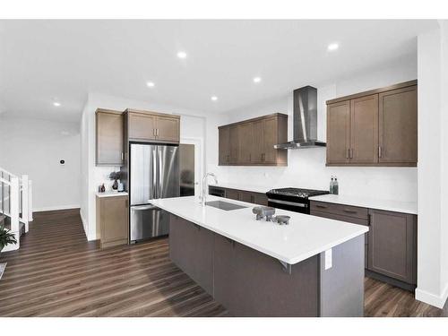 288 Legacy Reach Circle Se, Calgary, AB - Indoor Photo Showing Kitchen With Upgraded Kitchen