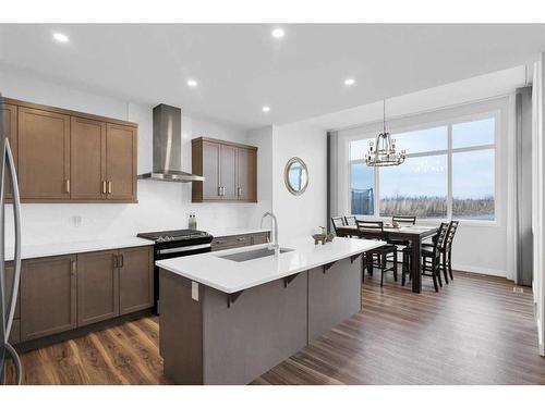 288 Legacy Reach Circle Se, Calgary, AB - Indoor Photo Showing Kitchen With Upgraded Kitchen