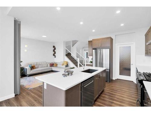 288 Legacy Reach Circle Se, Calgary, AB - Indoor Photo Showing Kitchen With Upgraded Kitchen