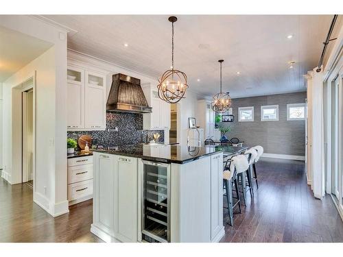 12 Discovery Valley Cove Sw, Calgary, AB - Indoor Photo Showing Kitchen With Upgraded Kitchen