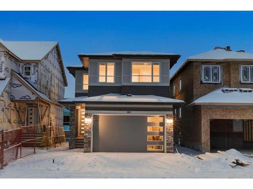 907 Langholm Drive Se, Airdrie, AB - Outdoor With Facade