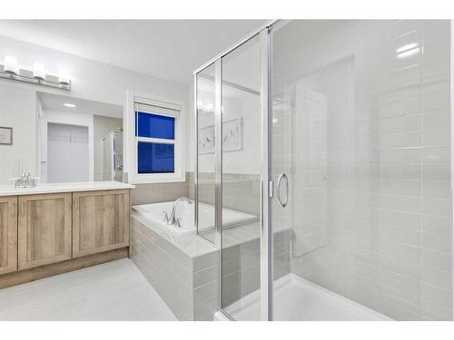 907 Langholm Drive Se, Airdrie, AB - Indoor Photo Showing Bathroom