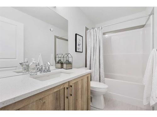 907 Langholm Drive Se, Airdrie, AB - Indoor Photo Showing Bathroom