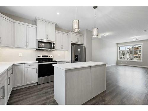 109 Skyview Parade Ne, Calgary, AB - Indoor Photo Showing Kitchen With Upgraded Kitchen