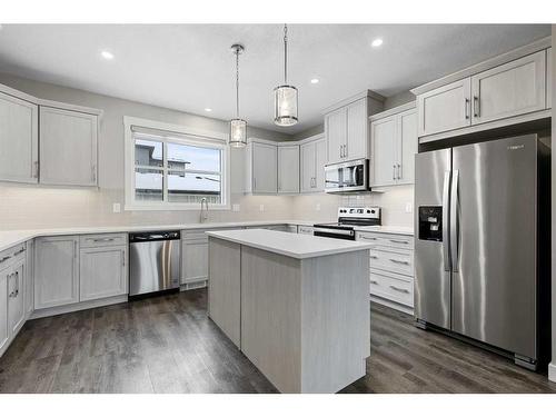 109 Skyview Parade Ne, Calgary, AB - Indoor Photo Showing Kitchen With Upgraded Kitchen