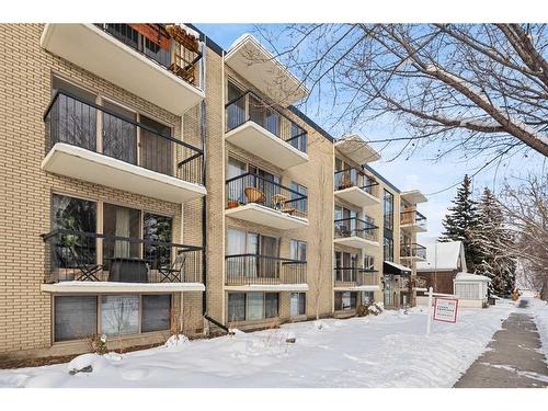 305-824 4 Avenue Nw, Calgary, AB - Outdoor With Balcony With Facade