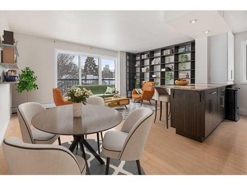 305-824 4 Avenue Nw, Calgary, AB - Indoor Photo Showing Dining Room