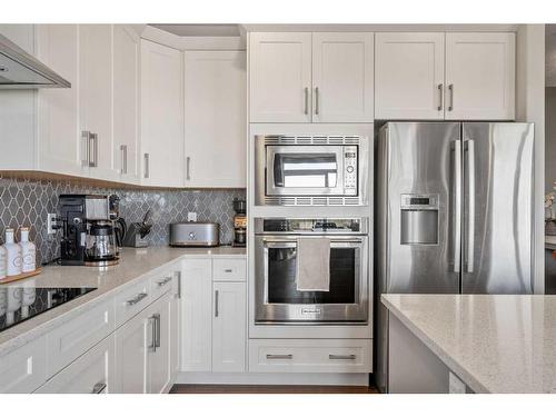 144 Marquis View Se, Calgary, AB - Indoor Photo Showing Kitchen With Stainless Steel Kitchen With Upgraded Kitchen