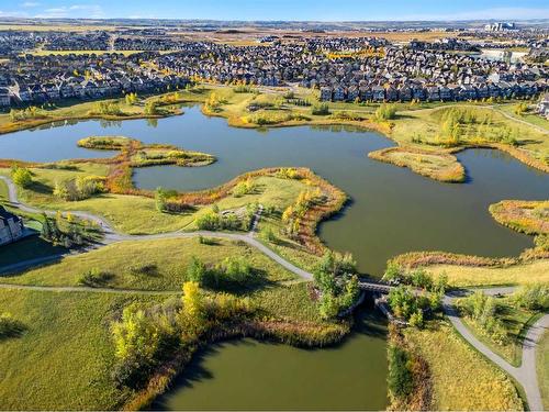 144 Marquis View Se, Calgary, AB - Outdoor With Body Of Water With View