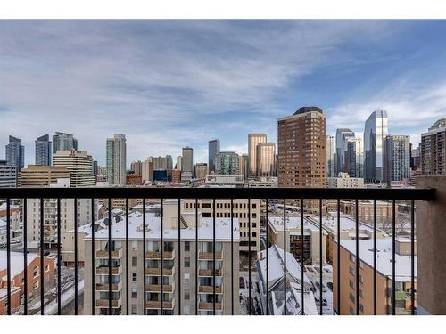 1503-733 14 Avenue Sw, Calgary, AB - Outdoor With Balcony With View