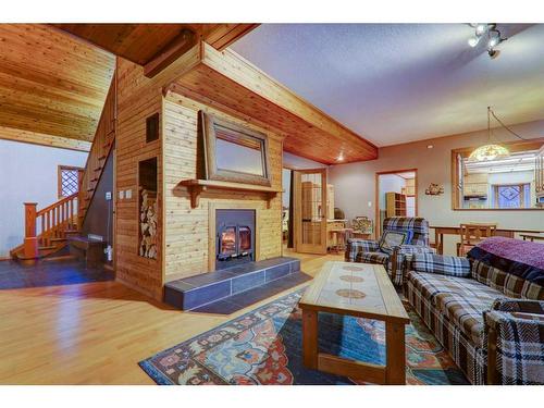 127 & 129-44101 Range Road 214, Rural Camrose County, AB - Indoor With Fireplace