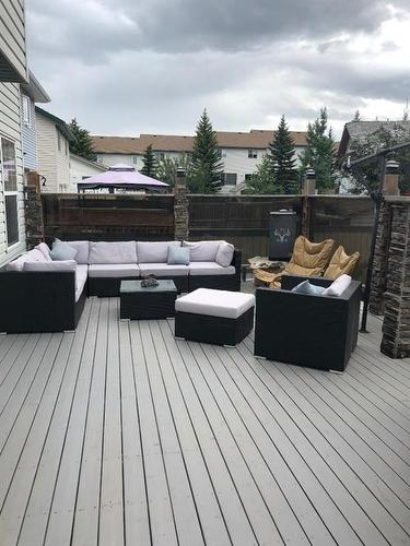 114 Bow Ridge Crescent, Cochrane, AB - Outdoor With Deck Patio Veranda