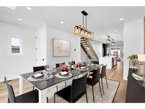 1930 27 Street Sw, Calgary, AB - Indoor Photo Showing Dining Room