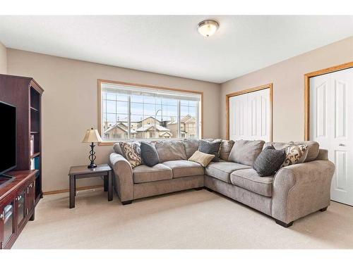 210 Saddlemont Boulevard Ne, Calgary, AB - Indoor Photo Showing Living Room