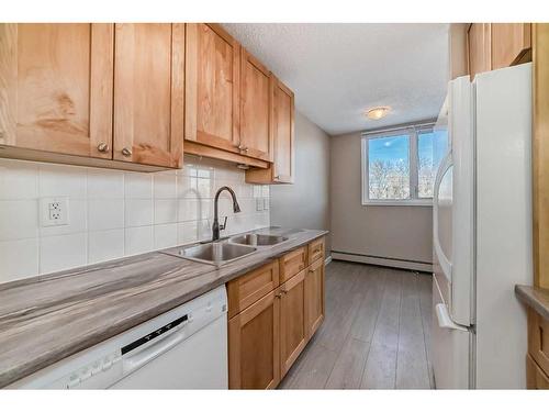 303-310 4 Avenue Ne, Calgary, AB - Indoor Photo Showing Kitchen With Double Sink