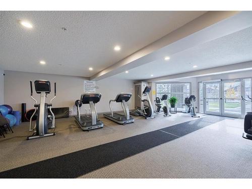 333-1 Crystal Green Lane, Okotoks, AB - Indoor Photo Showing Gym Room