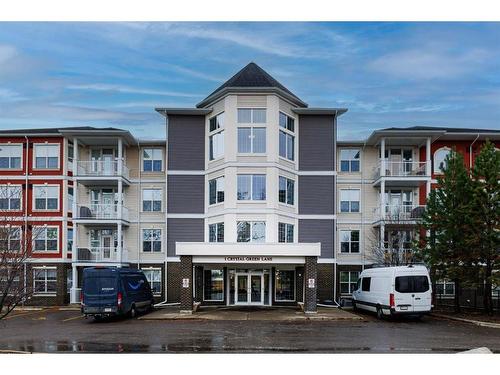 333-1 Crystal Green Lane, Okotoks, AB - Outdoor With Balcony With Facade