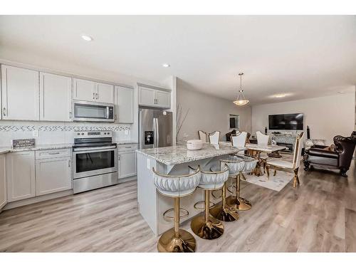 68 Evanscrest Place Nw, Calgary, AB - Indoor Photo Showing Kitchen With Stainless Steel Kitchen With Upgraded Kitchen