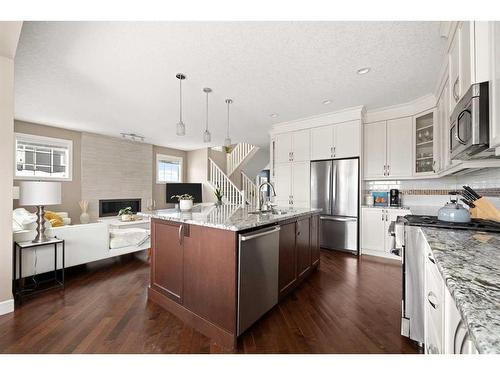 247 Valley Pointe Way Nw, Calgary, AB - Indoor Photo Showing Kitchen With Stainless Steel Kitchen With Upgraded Kitchen