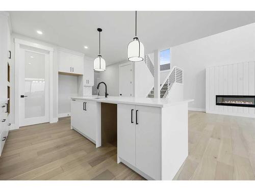 6 Fireside Point, Cochrane, AB - Indoor Photo Showing Kitchen