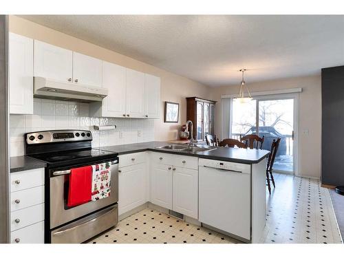 20 Douglas Glen Crescent Se, Calgary, AB - Indoor Photo Showing Kitchen With Stainless Steel Kitchen With Double Sink