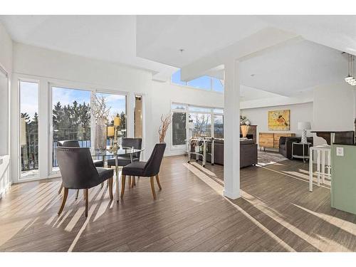 305-141 Mountain Street, Cochrane, AB - Indoor Photo Showing Dining Room