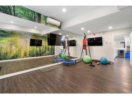 1222-76 Cornerstone Passage Ne, Calgary, AB - Indoor Photo Showing Gym Room