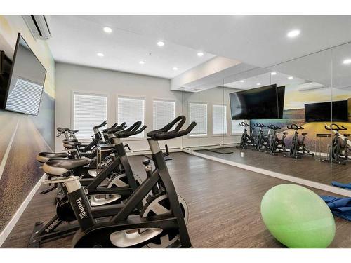 1222-76 Cornerstone Passage Ne, Calgary, AB - Indoor Photo Showing Gym Room