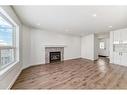 80 Saddleback Way Ne, Calgary, AB  - Indoor Photo Showing Living Room With Fireplace 