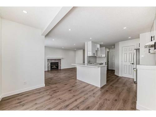 80 Saddleback Way Ne, Calgary, AB - Indoor With Fireplace