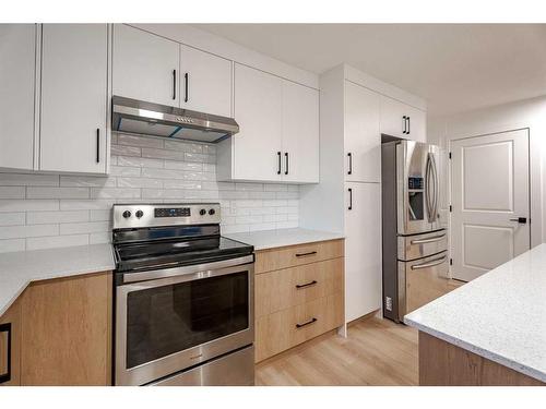 115 Pinecrest Crescent Ne, Calgary, AB - Indoor Photo Showing Kitchen With Stainless Steel Kitchen