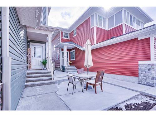 126 Saddlestone Park Ne, Calgary, AB - Outdoor With Deck Patio Veranda With Facade