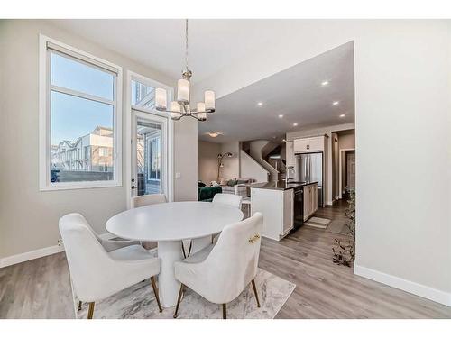 158 Seton Gardens Se, Calgary, AB - Indoor Photo Showing Dining Room