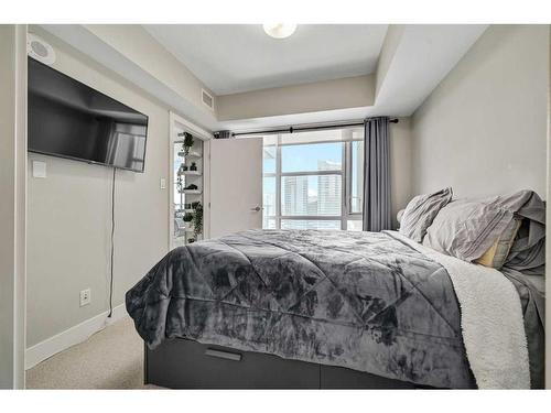 1508-1122 3 Street Se, Calgary, AB - Indoor Photo Showing Bedroom