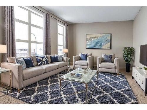 140 Walden Rise Se, Calgary, AB - Indoor Photo Showing Living Room