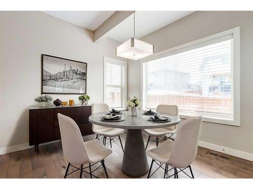 140 Walden Rise Se, Calgary, AB - Indoor Photo Showing Dining Room