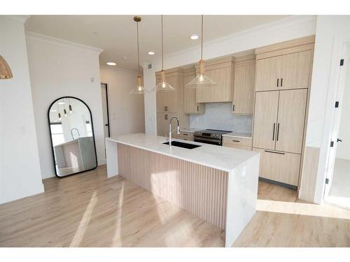 103-370 Dieppe Drive Sw, Calgary, AB - Indoor Photo Showing Kitchen With Upgraded Kitchen