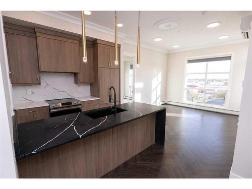 504-370 Dieppe Drive Sw, Calgary, AB - Indoor Photo Showing Kitchen With Upgraded Kitchen