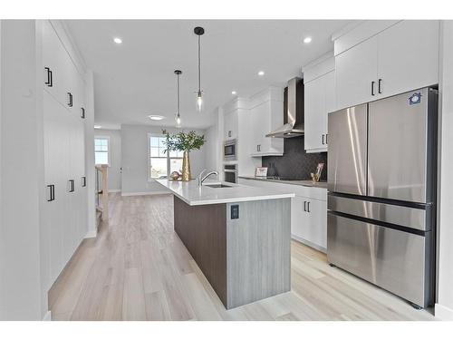 531 Rowmont Boulevard Nw, Calgary, AB - Indoor Photo Showing Kitchen With Upgraded Kitchen