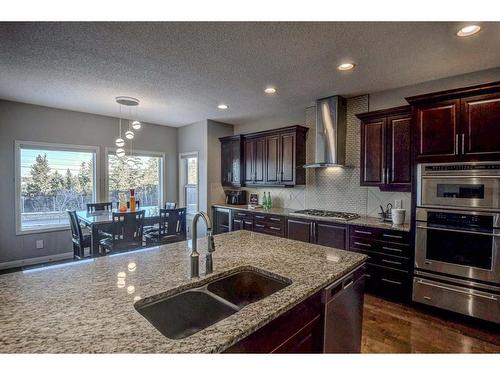 284 Everbrook Way Sw, Calgary, AB - Indoor Photo Showing Kitchen With Double Sink With Upgraded Kitchen