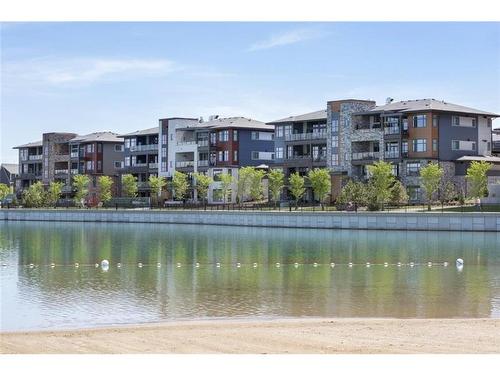 516-11 Mahogany Circle Se, Calgary, AB - Outdoor With Body Of Water