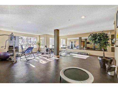 320-5115 Richard Road Sw, Calgary, AB - Indoor Photo Showing Gym Room