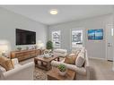 584 Dawson Drive, Chestermere, AB  - Indoor Photo Showing Living Room 