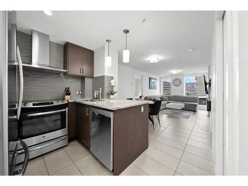 511-303 13 Avenue Sw, Calgary, AB - Indoor Photo Showing Kitchen With Upgraded Kitchen