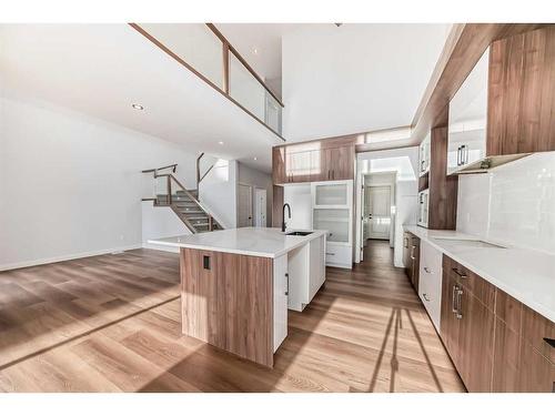 488 Rivercrest View, Cochrane, AB - Indoor Photo Showing Kitchen