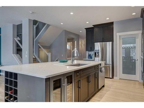 28 Crestbrook Way Sw, Calgary, AB - Indoor Photo Showing Kitchen With Stainless Steel Kitchen With Upgraded Kitchen