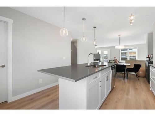 867 Cranston Avenue Se, Calgary, AB - Indoor Photo Showing Kitchen With Upgraded Kitchen