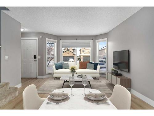 144 Chaparral Ridge Circle Se, Calgary, AB - Indoor Photo Showing Living Room