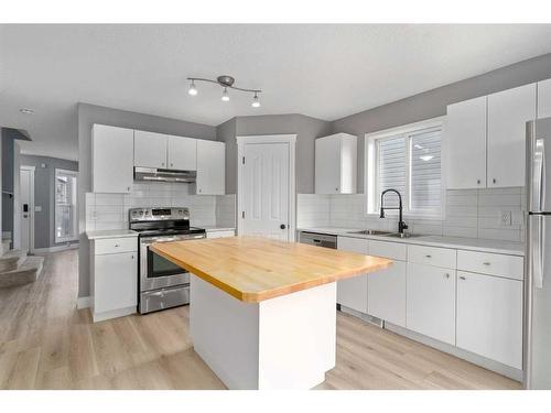 144 Chaparral Ridge Circle Se, Calgary, AB - Indoor Photo Showing Kitchen With Upgraded Kitchen