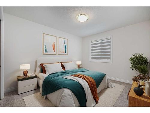 209 Homestead Terrace Ne, Calgary, AB - Indoor Photo Showing Bedroom